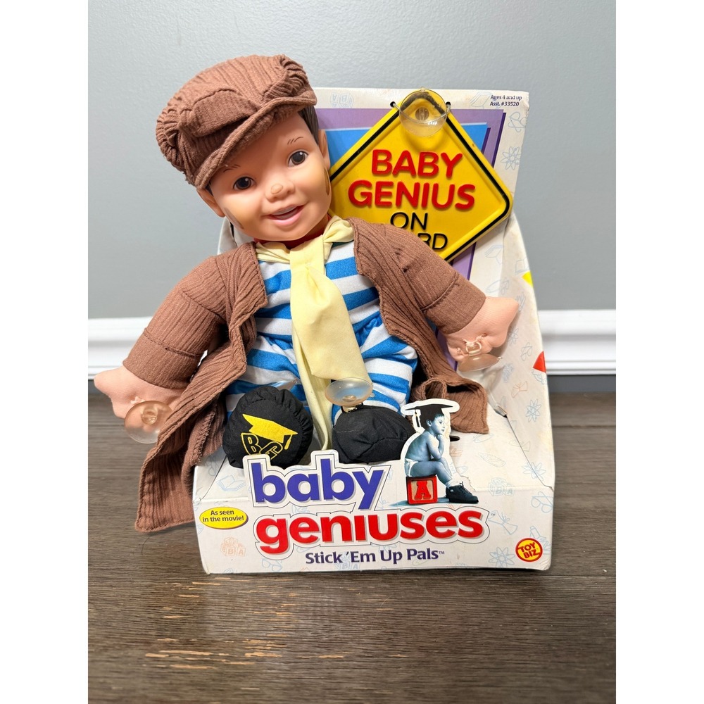 Vintage Toy Biz Baby Geniuses Stick 'Em Up Pals Sly as a Hobo Plush Doll
